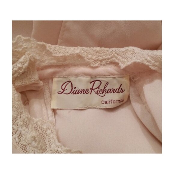 𝅺Vintage 60-70s cream romantic goth dress up layer dressy lace blouse s/m. - Picture 7 of 7